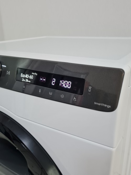 Samsung 8 kg WW80T554AAT/S5 masina de spalat rufe, abur, WiFi, AI, AddWash, import Elvetia