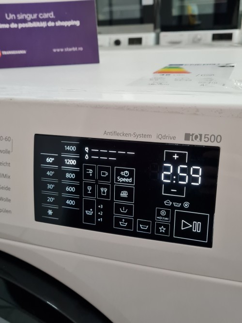 Siemens 9 kg IQ500 WM14URECO2 masina de spalat rufe import Germania
