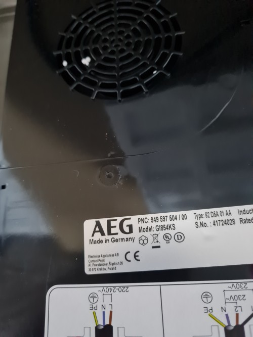 Set AEG hota si plita cu inductie