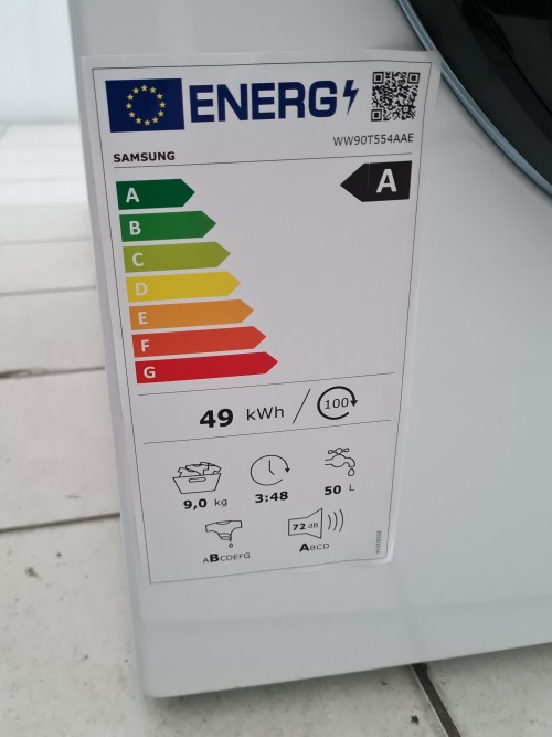 Samsung 9 kg, WW90T554AAE 9 kg Masina de spalat  import Germania