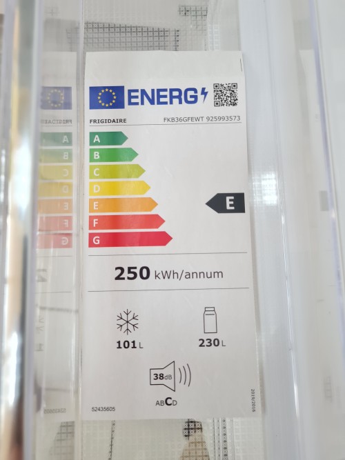 Combina frigorifica Frigidaire (Electrolux) FKB36GFEWT