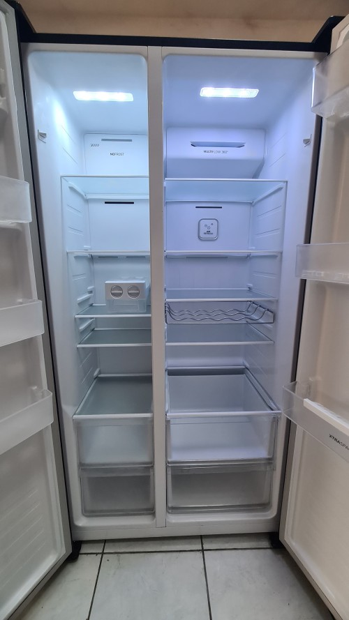Combina frigorifica Side-by-Side Gorenje NRS918EMB nou resigilat import Germania