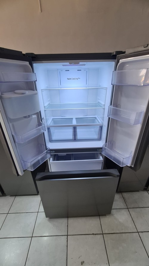 Combină frigorifică Side-by-Side Samsung RF50C530ES9 nou resigilat import Germania