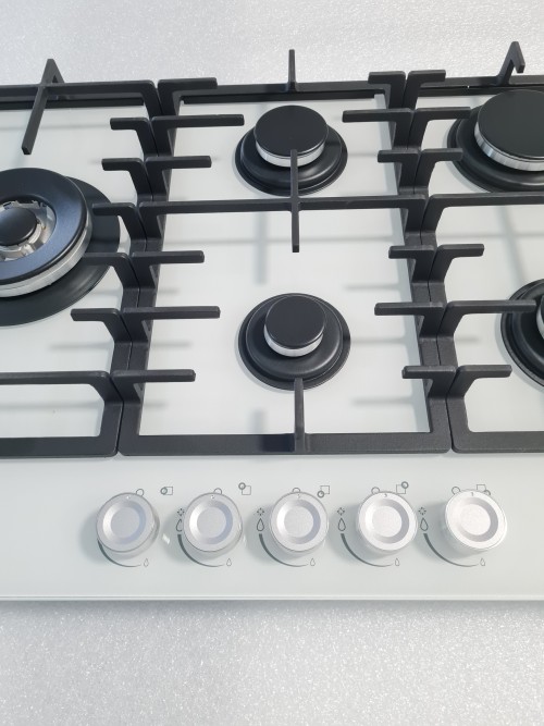 Scholtès 75cm - plită încorporabilă pe gaz CU 5 arzătoare, sticlă albă model SOTG1730W