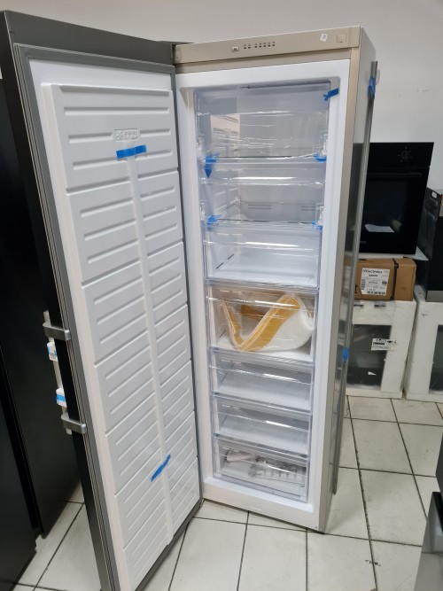 Electrolux KRF6EXL – Congelator No Frost, 280 L, Silver import Suedia