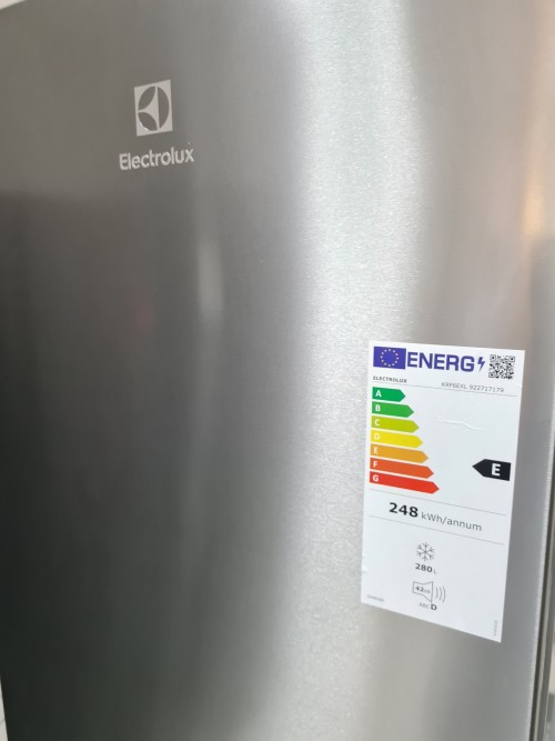 Electrolux KRF6EXL – Congelator No Frost, 280 L, Silver import Suedia