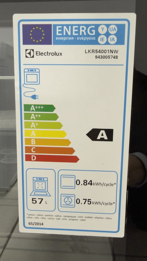 Electrolux 50cm aragaz electric LKR54001NW import Suedia