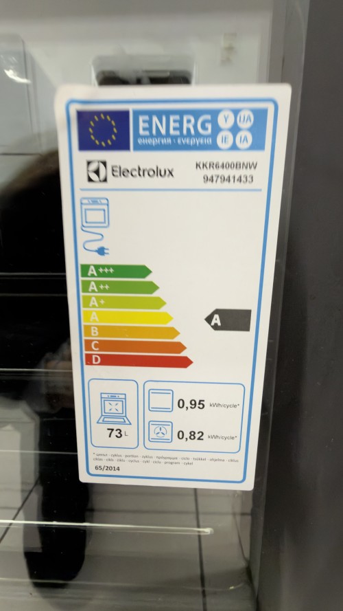 Electrolux 60cm KKR6400BNW aragaz electric import Suedia
