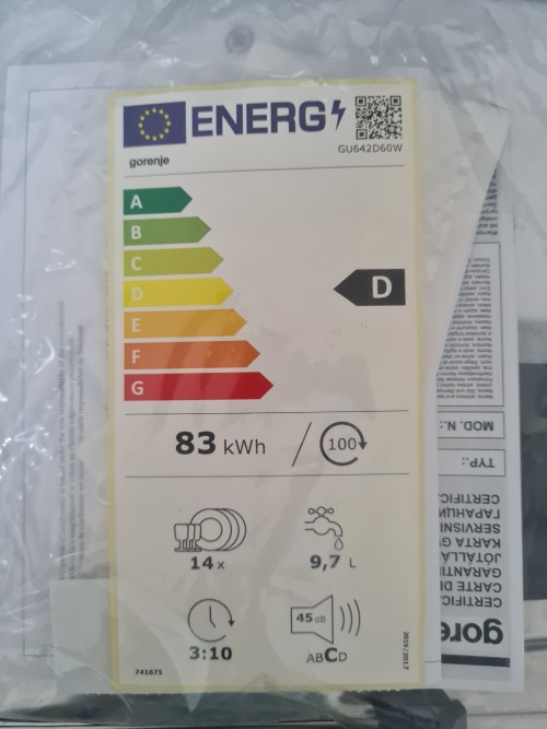 Gorenje GU642D60W masina de spalat vase import Germania