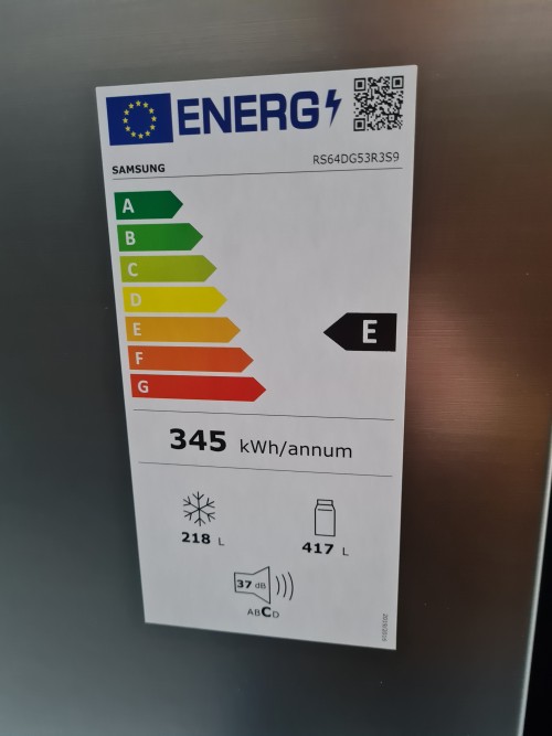 Samsung RS64DG53R3S9 side by side, SmartThings,AI Energy