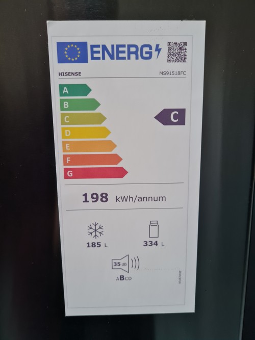 Hisense MS91518FC side by aide import Germania
