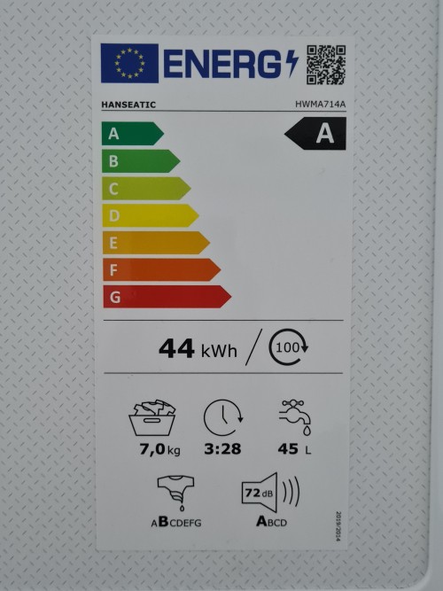Hanseatic 7kg, HWMA714A, masina de spalat rufe import Germania