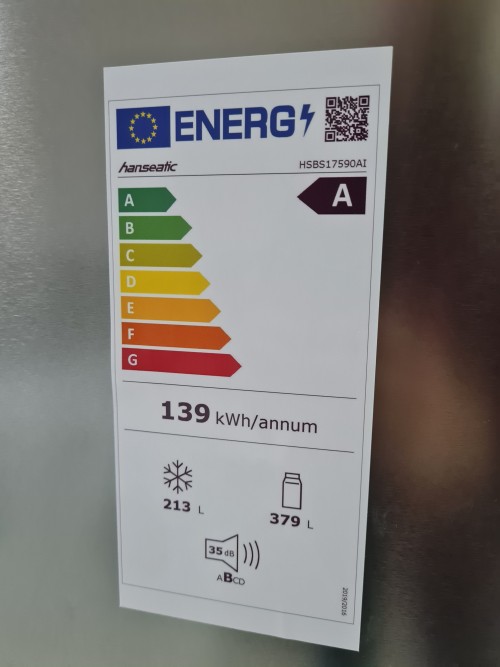 Hanseatic HSBS17590AI side by side clasa energetica A - import Germania