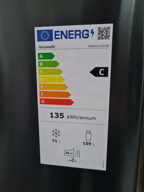 Hanseatic HKGK16155C combina frigorifica import Germania