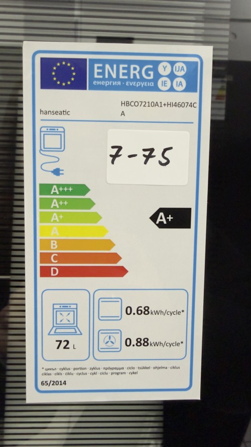 Hanseatic HBCO7210A1 + HI46074C set cuptor si plita cu inductie
