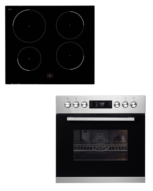 Hanseatic 65C90C7-E11B200 + MC-HF662A set cuptor + plita vitroceramica import Germania