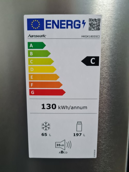 Hanseatic slim 55cm HKGK18055SCI combina frigorifica import Germania