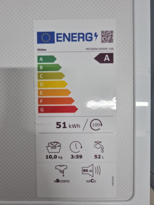 Midea 10 kg MF200W100WB-14A masina de spalat rufe import Germania