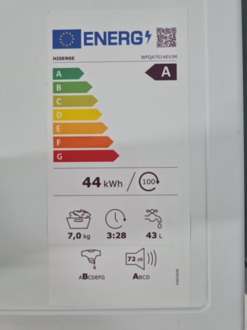 Hisense 7 kg slim WFQA7014EVJM masina de spalat rufe import Germania
