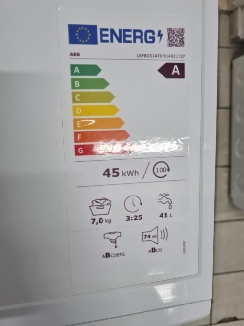 AEG 7 kg L6FBG51470 masina de spalat rufe import Germania