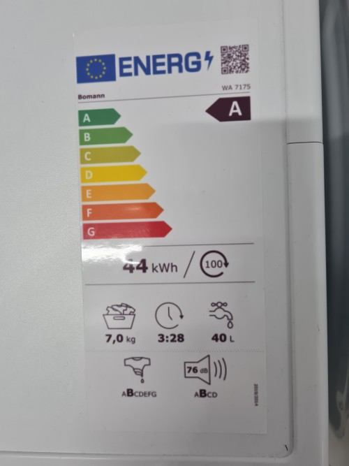 Bomann 7 kg slim WA 7175 masina de spalat rufe import Germania