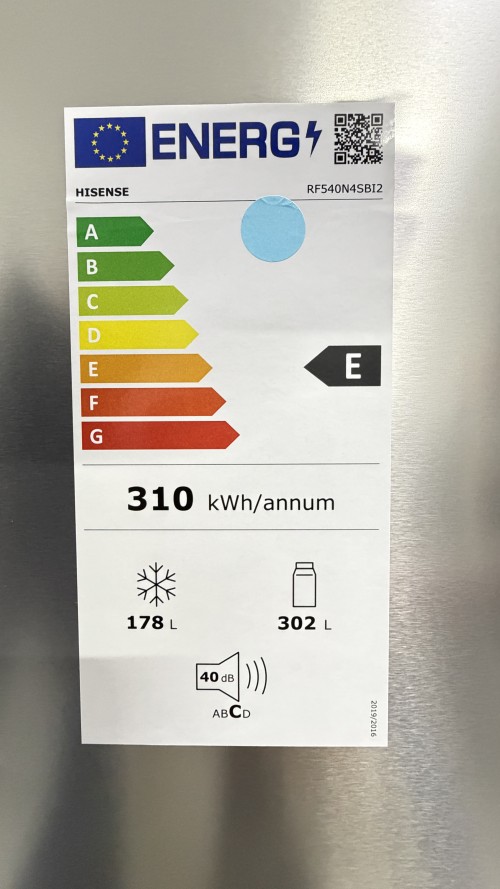 Hisensew RF540N4SBI2 – Combine frigorifică French Door, No Frost, Dual-Tech Cooling, My Fresh Choice Import Germania 🇩🇪