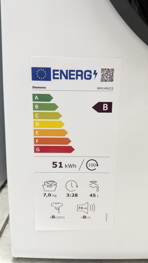 Mașină de spălat rufe Siemens WM14N223 – iQ300 Import Germania 🇩🇪