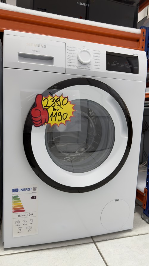 Siemens WM14N223 –7KG Mașină de spălat rufe iQ300 Import Germania 🇩🇪