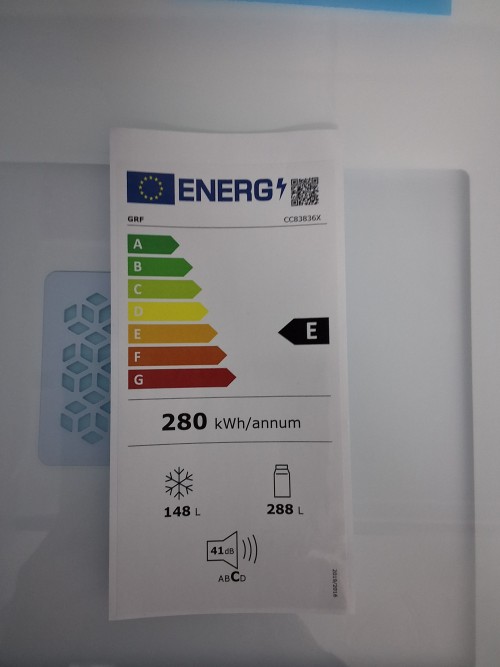 GRF CC83836X – 436 L, Combina frigorifica French Door No Frost, Fresh+, Inox import Italia