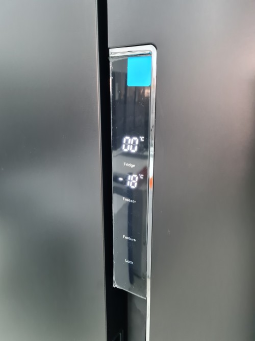 GRF CB91837BX – 490 L, Combina frigorifica French Door  No Frost, Anti-Bacteria, Inox Negru mat import Italia