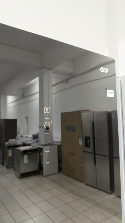 GRF 436 L, FB83833BG –Combina frigorifica French Door  sticlă neagră, Fresh+, Anti-Bacteria import Italia 🇮🇹