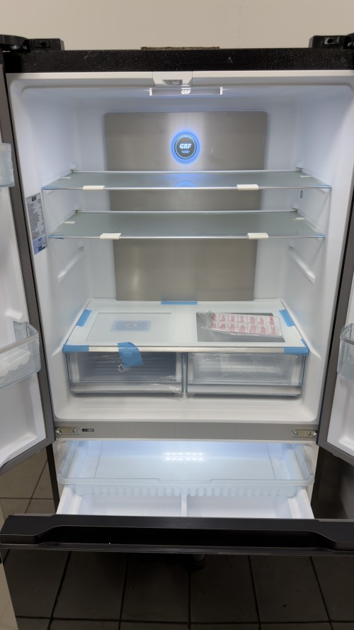 GRF 436 L, FB83833BG –Combina frigorifica French Door  sticlă neagră, Fresh+, Anti-Bacteria import Italia 🇮🇹