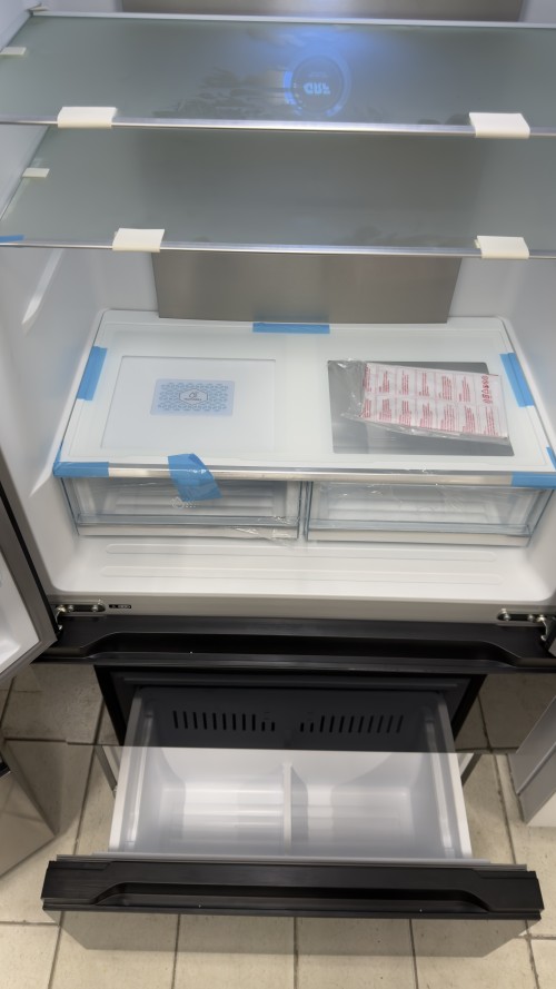 GRF 436 L, FB83833BG –Combina frigorifica French Door  sticlă neagră, Fresh+, Anti-Bacteria import Italia 🇮🇹