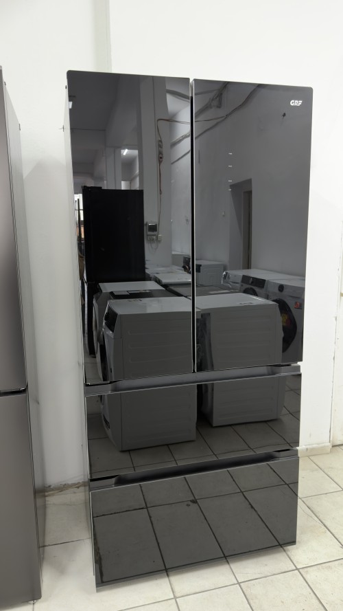 GRF 436 L, FB83833BG –Combina frigorifica French Door  sticlă neagră, Fresh+, Anti-Bacteria import Italia 🇮🇹