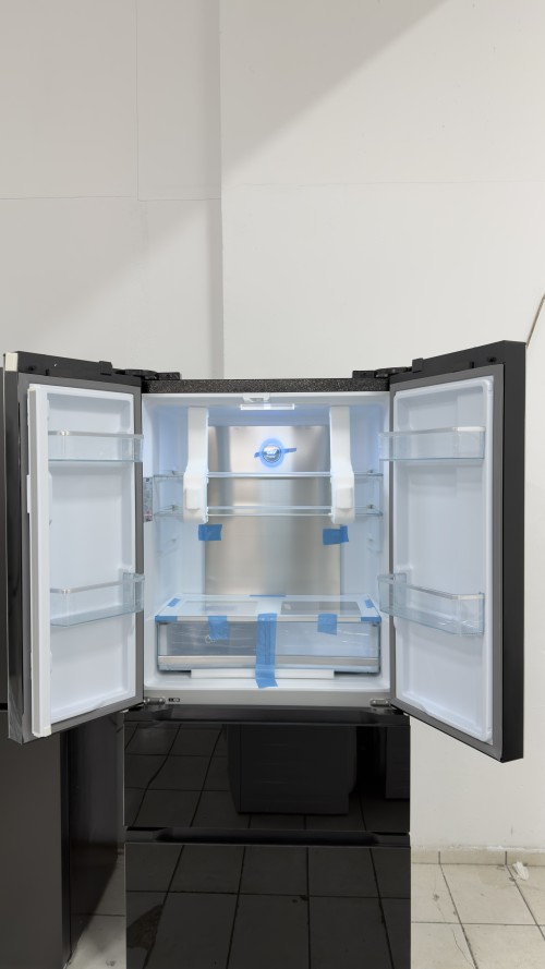 GRF 436 L, FB83833BG –Combina frigorifica French Door  sticlă neagră, Fresh+, Anti-Bacteria import Italia 🇮🇹