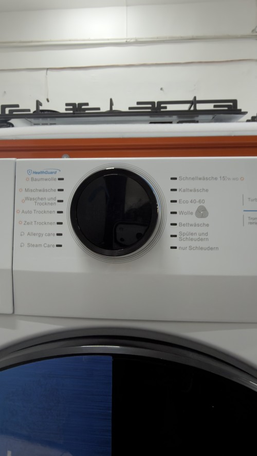 MIDEA 8 kg spălare / 6 kg uscare, MF200D86WB-14EAS – Mașină de spălat rufe cu uscător  Wi-Fi, Steam Care, Inverter Import Germania 🇩🇪