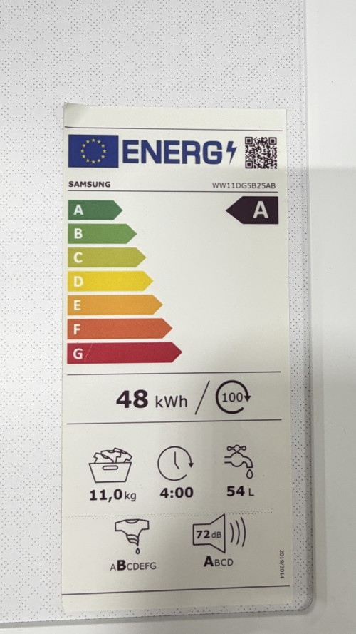 Samsung 11 kg, WW11DG5B25AB –Mașină de spălat rufe  SmartThings, Clasa A Import Germania 🇩🇪