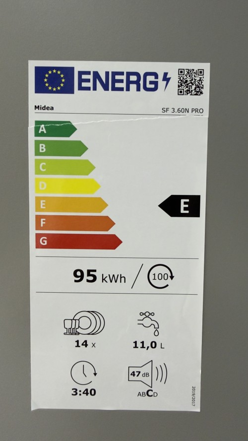Midea 14 seturi SF 3.60N PRO mașină de spălat vase import Germania 🇩🇪