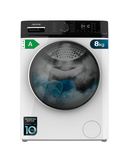 Cecotec 10 kg 02786 Mașină de spălat rufe Clasa A – import Germania 🇩🇪