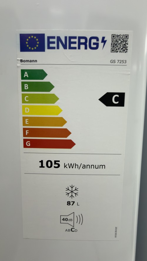 Bomann 87 L, GS 7253 – congelator Clasa C import Germania 🇩🇪