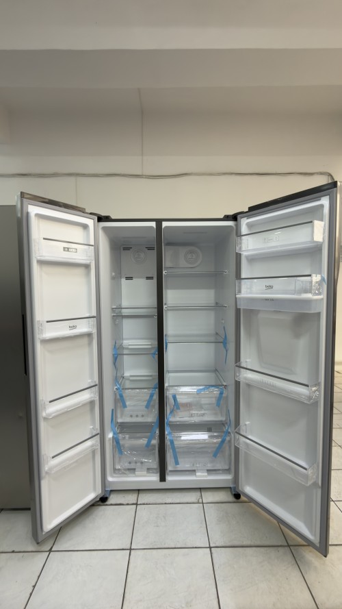Beko 529 L, GNO5322WDXPN Combină frigorifică Side by Side, No Frost, Inverter, dispenser apă – import Germania 🇩🇪