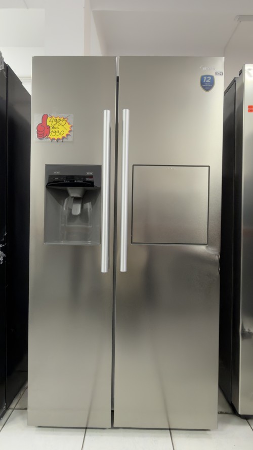 Midea 516 L, KS-EIX 6.23 –  Combină frigorifică Side by Side, Dispenser apă & gheață, Clasa E, Inox, import Germania 🇩🇪