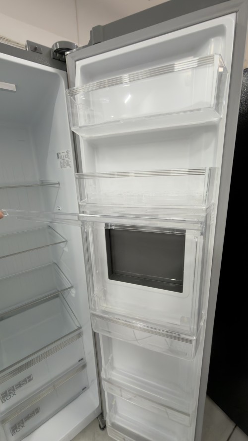 Midea 516 L, KS-EIX 6.23 –  Combină frigorifică Side by Side, Dispenser apă & gheață, Clasa E, Inox, import Germania 🇩🇪