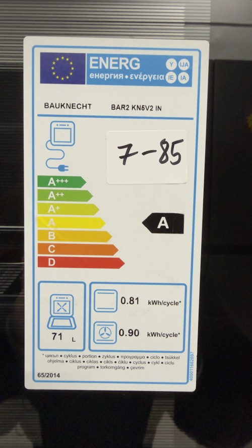 Bauknecht 71 L, BAR2 KN5V2 IN – Cuptor încorporabil Clasa A+, import Germania 🇩🇪