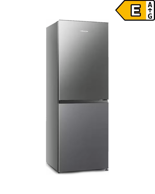 Hisense 256 L, RB327N4AD2 – combină frigorifică No Frost, Clasa E, inox gri – import Germania 🇩🇪