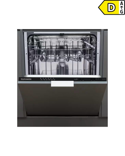 TELEFUNKEN 12 seturi, GEV6012D –  Mașină de spălat vase, Clasa D, import Germania 🇩🇪