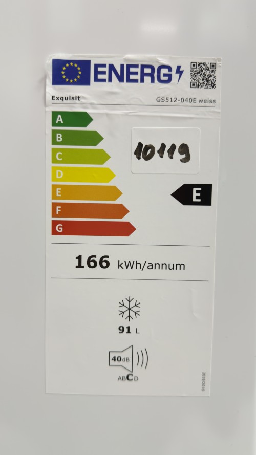 Exquisit 91 L, GS512-040E – Congelator, Clasa E, Alb, import Germania 🇩🇪