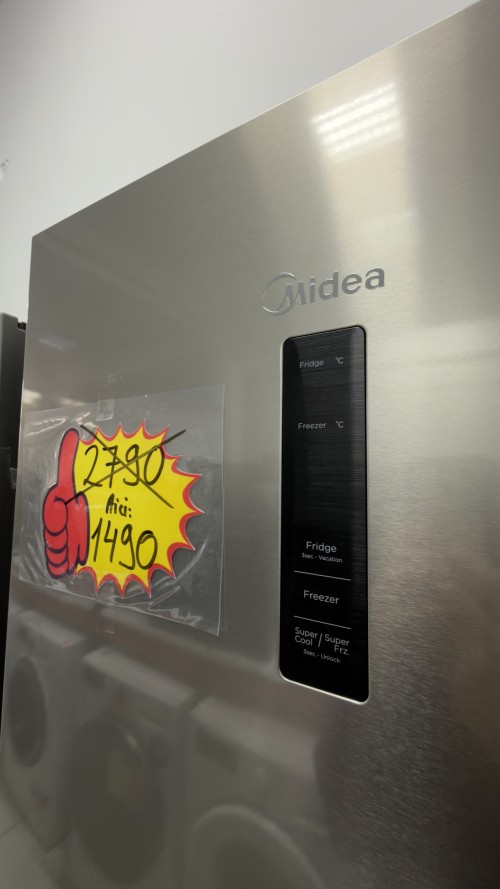 Midea 338 L, MERB345MGC02 – Combină frigorifică, Clasa C, No Frost, display digital, import Germania 🇩🇪