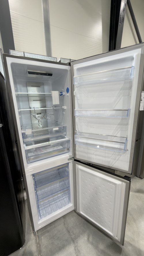 Amica 231 L KGCN 387 145 E – combină frigorifică inox, clasa C, No Frost, import Germania 🇩🇪