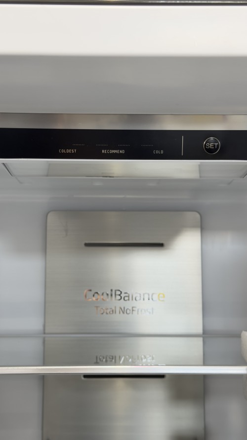 Amica 231 L KGCN 387 145 E – combină frigorifică inox, clasa C, No Frost, import Germania 🇩🇪